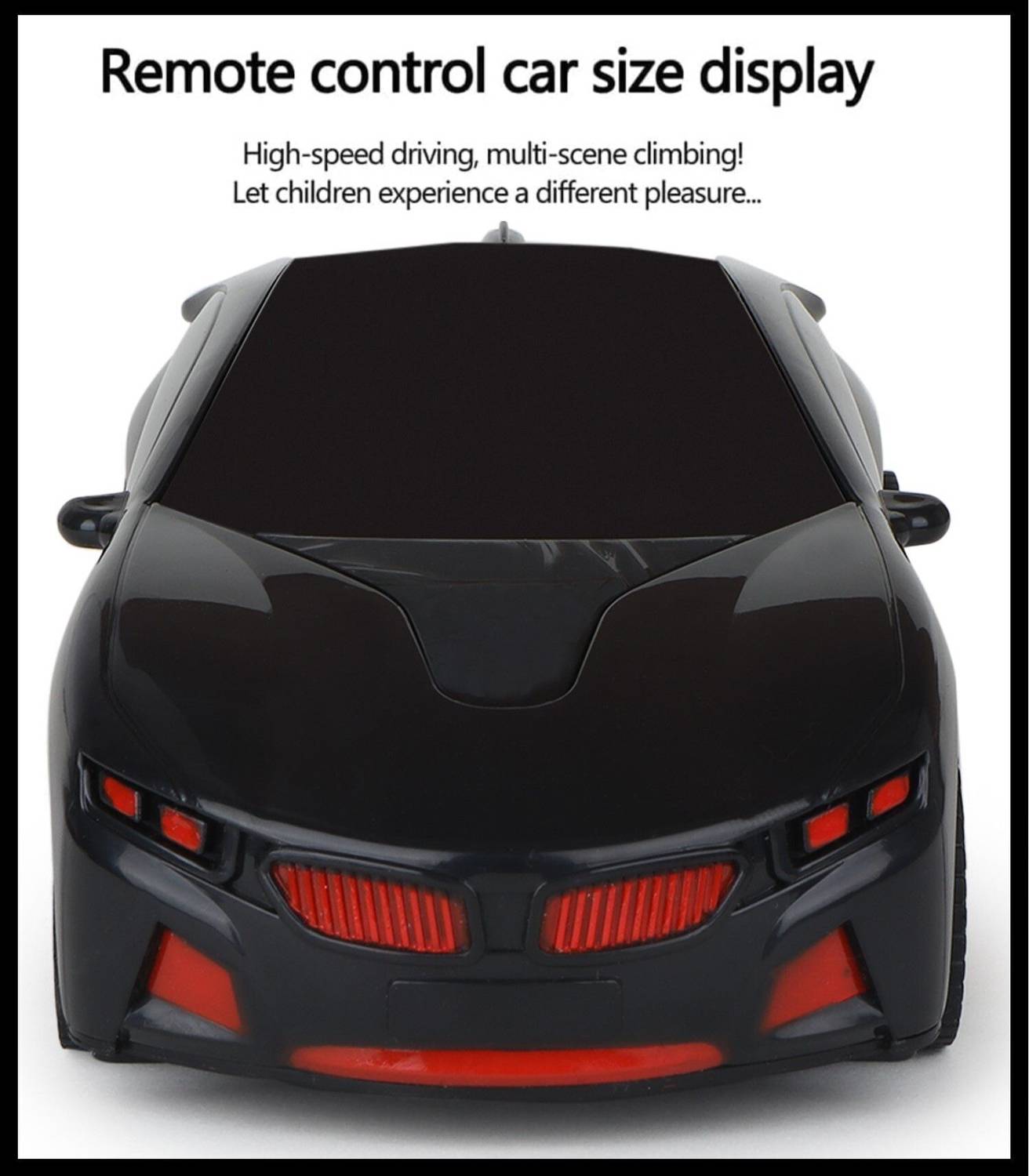 CADDLE & TOES 3D Lightning Remote Control Car (Black) - Image 3