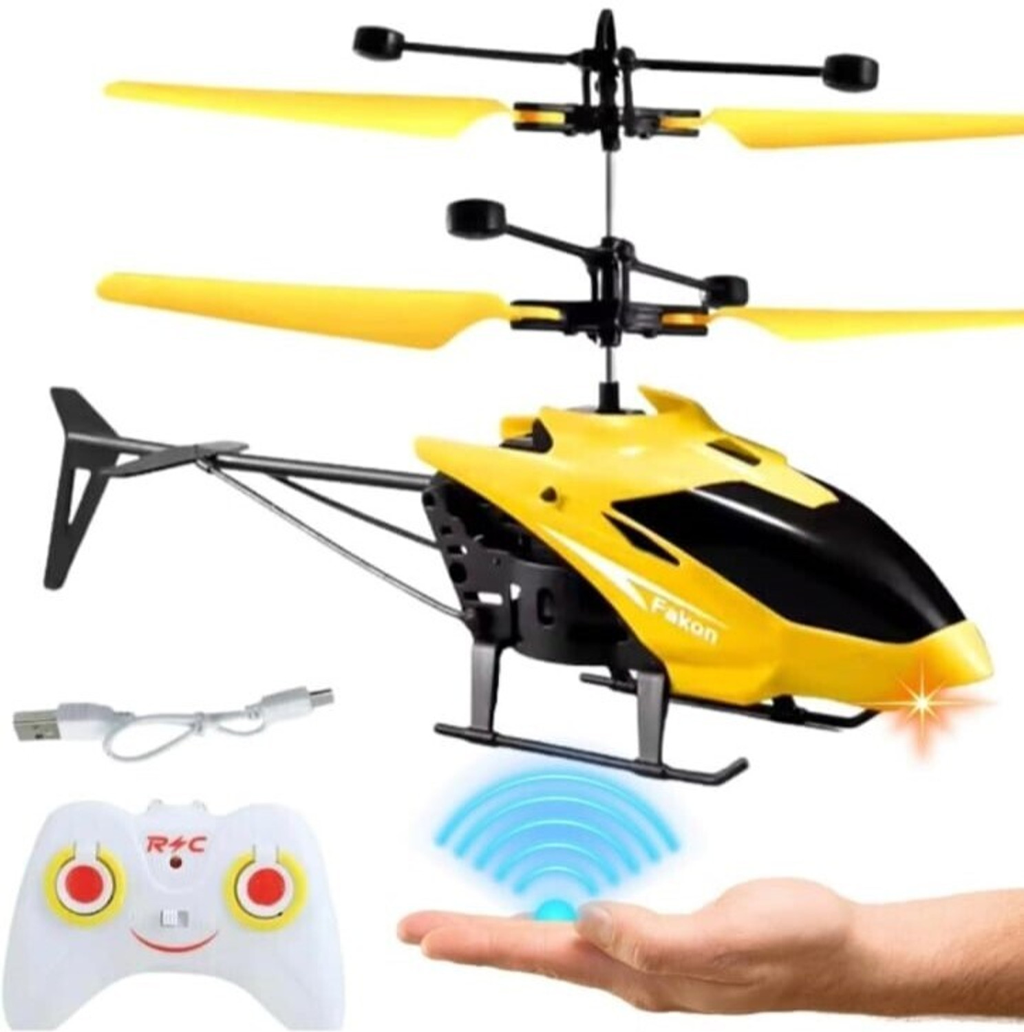 Image of JOYWHIZ Remote control Helicopter with sensor for kids