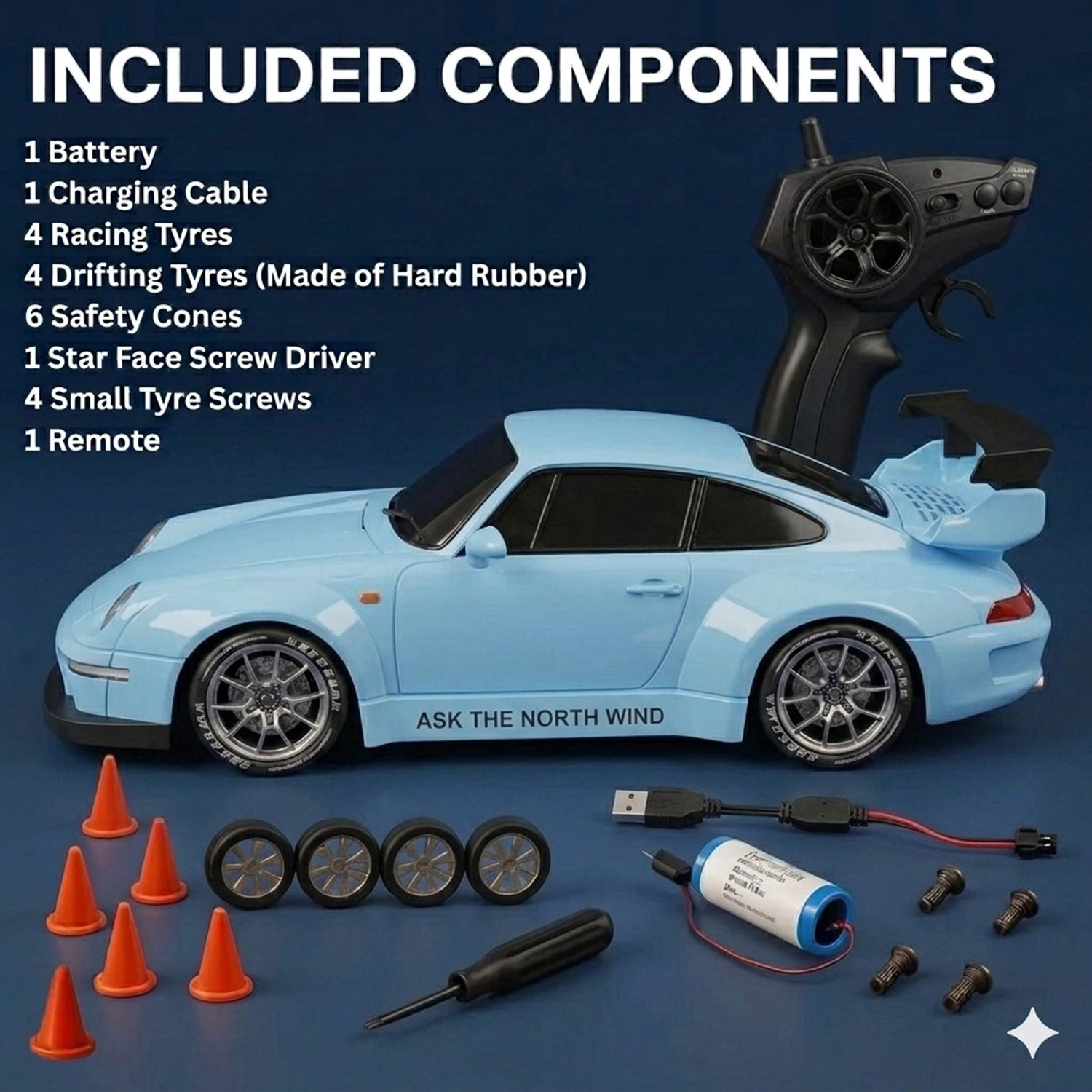 Image of Flytek Rechargeable drift rc car 4x4 rc drift car remote control car 4x4 car for adults