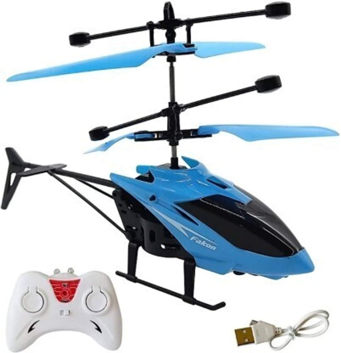 BMT INFRARED INDUCTION HELICOPTER WITH SENSOR (Blue)