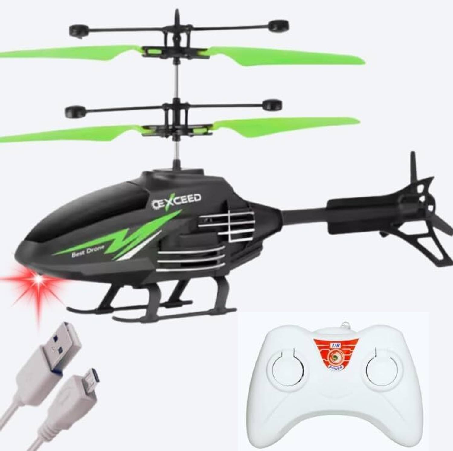 GAUTAM TOYS RC Helicopter with Hand Gravity Sensor - Image 1