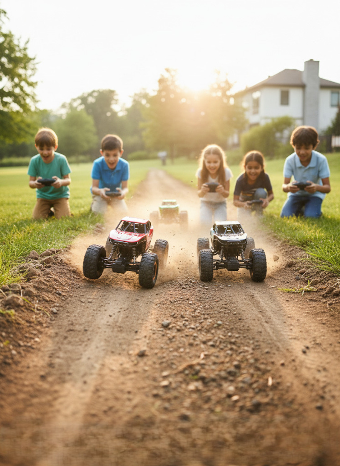 Image of Silversheen 4x4 Monster Truck For Kids | Mist Smoke Effect 2 Wd Rock Crawler Rc Car