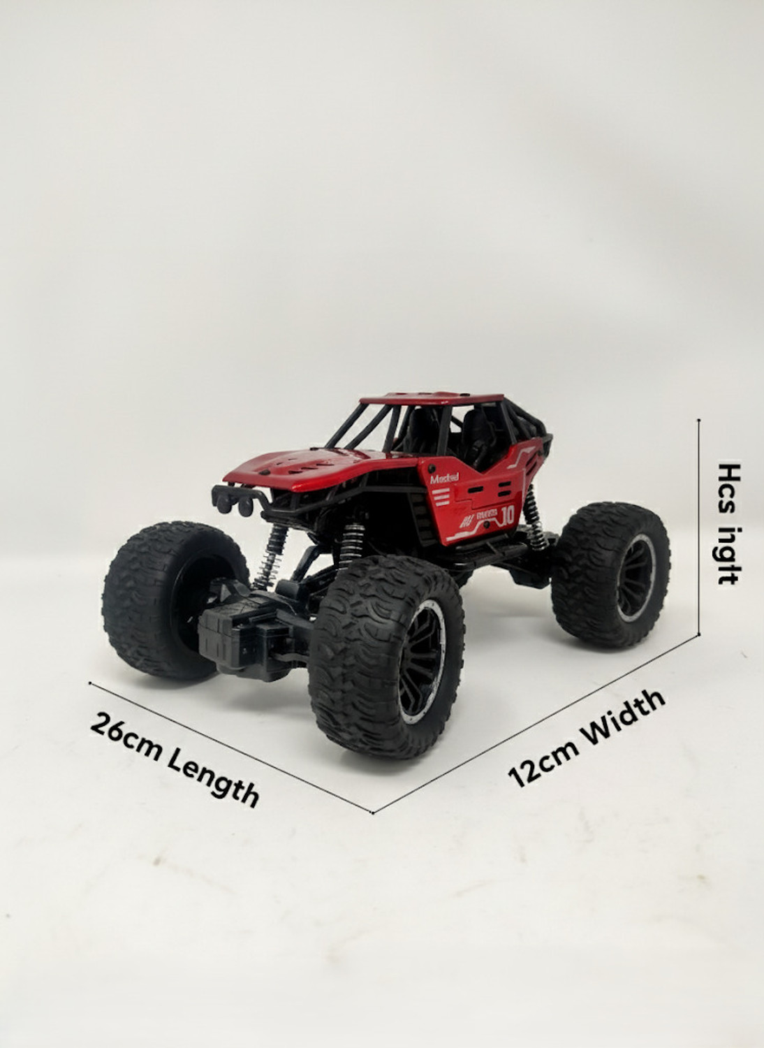 Image of Silversheen 4x4 Monster Truck For Kids | Mist Smoke Effect 2 Wd Rock Crawler Rc Car