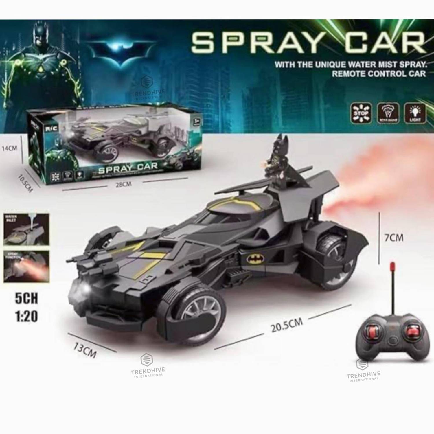 Vincenzo Batman Supercar RC Car - Image 4