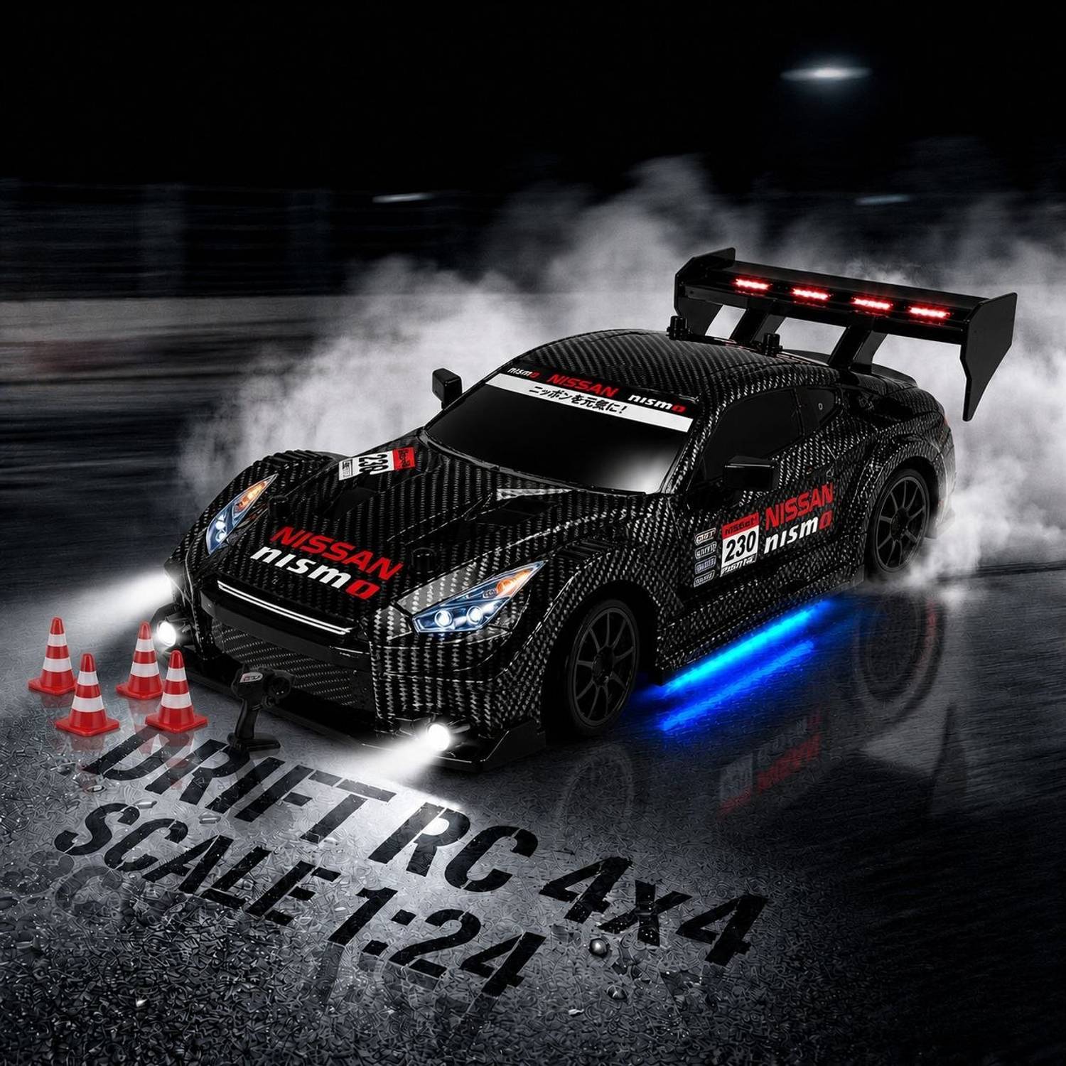 Limited 4x4 Drift RC Car 20km/h Black - Image 4