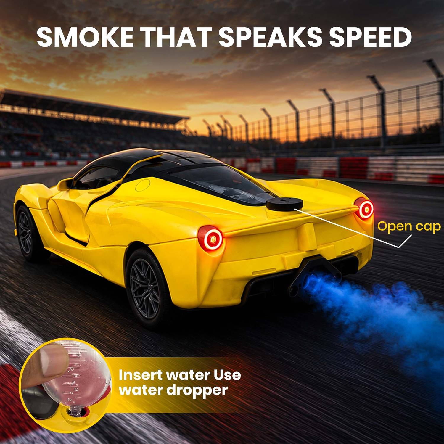 Buddynjoy High Speed Remote Control Racing Car for Kids - Image 4