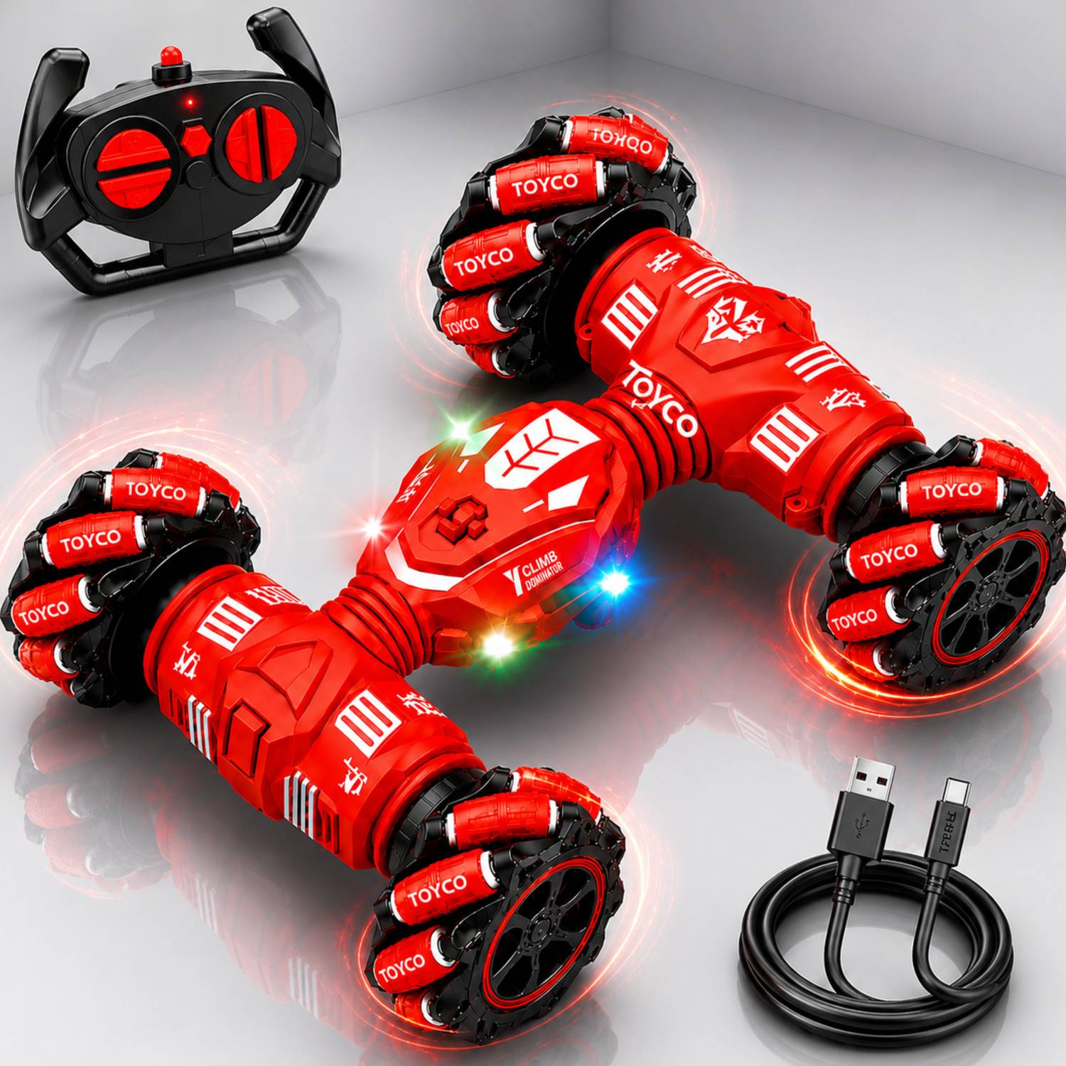 Toyco 2.4GHz 4WD Off-Road Drift Stunt Remote Car - Image 1