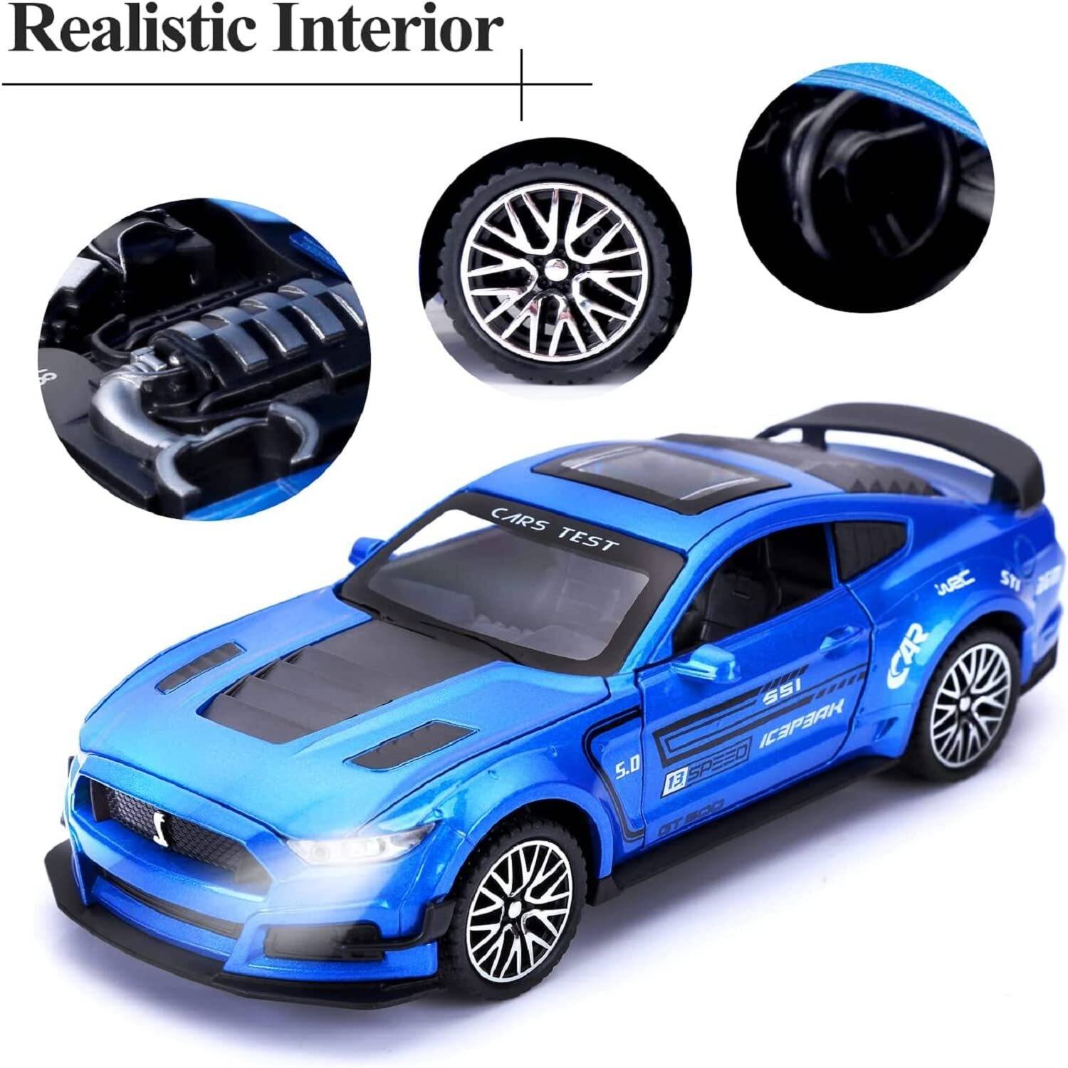 Akvanar 1:32 Diecast Car Zinc Alloy Sound & Pull Back multicolor pc 1