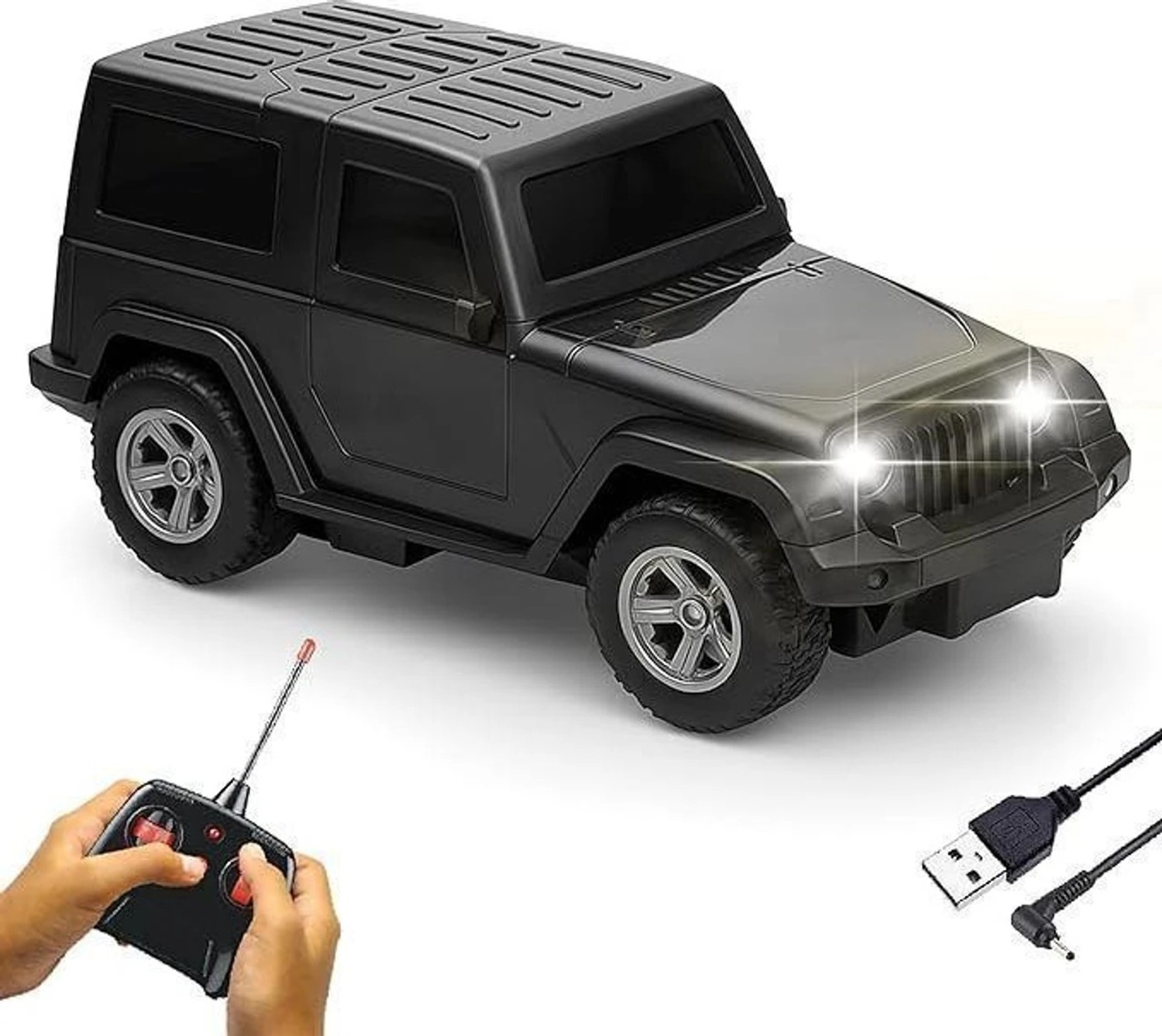 Image of JoyAura Thar Car Rechargeable Musical Car Best Gift for Kids | Musical Car Toy