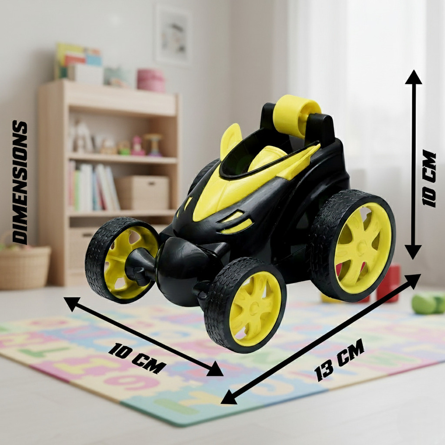 Image of Wonder Stunt Flip Rotating & Rolling RC Car for Kids Flexible Turning FK1