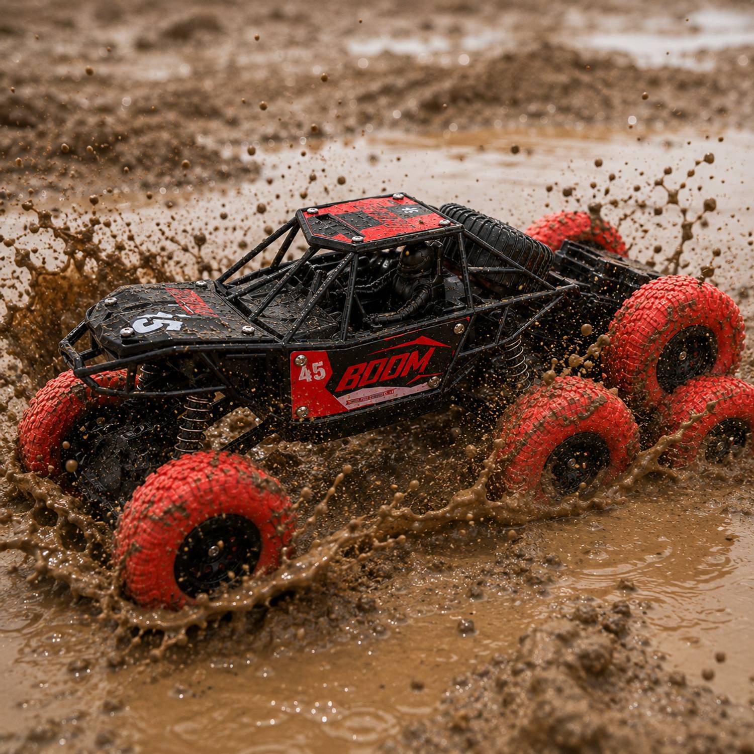 FANSEEKART 8 Wheel Rock Crawler Truck - Image 1