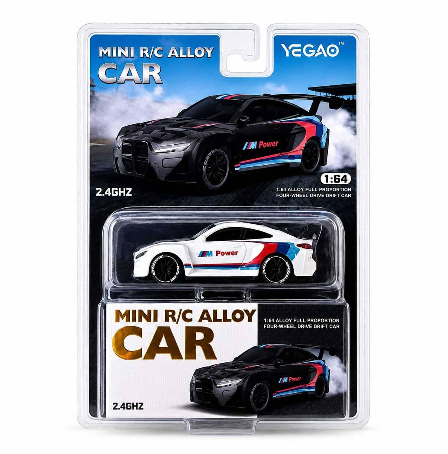 ZHASK Mini R/C Alloy M Power Drift Car 1:64 Scale