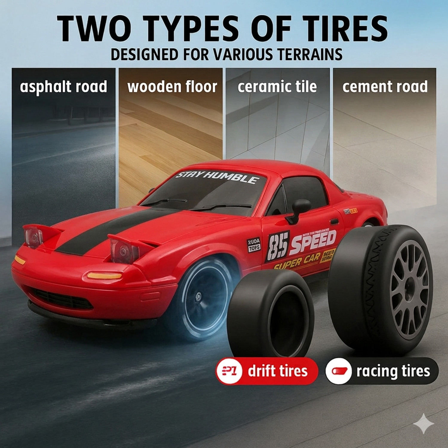 Image of Flytek Drifting rc car remote control car 4x4 drift rc car 4x4 rc drift car for adults