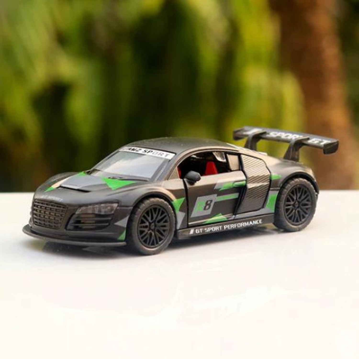 Image of Storex Audi R8 Diecast Model Car - 1:43 Scale Alloy Metal with Lights and Sound
