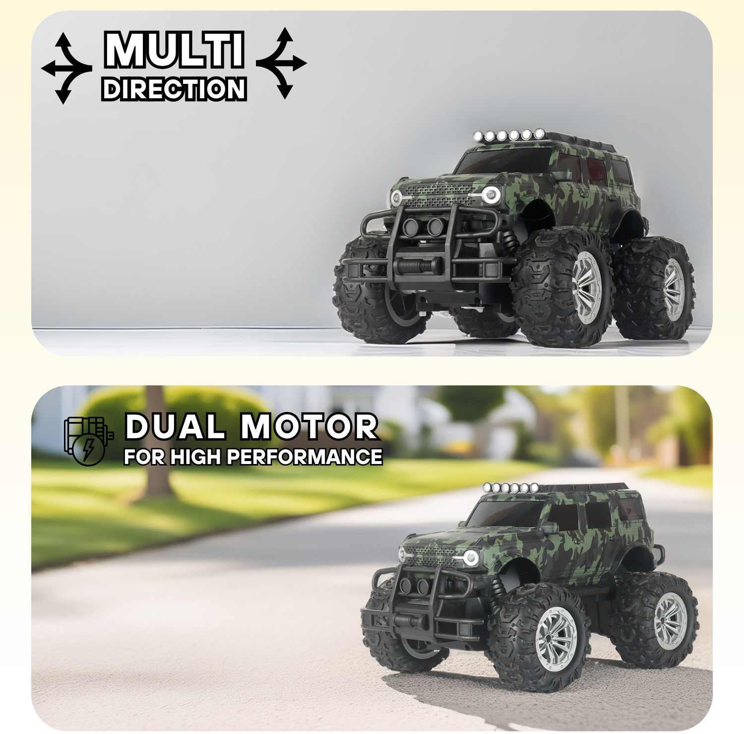 Image of frendo Off Roader Rechargeable Remote Control Monster Truck for Kids