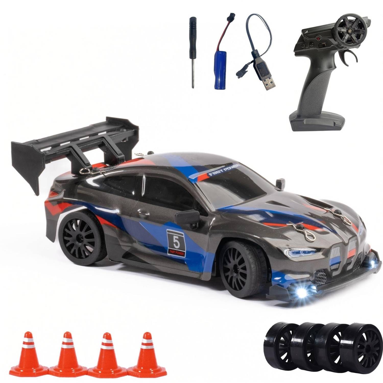 L.O.T Ghost 20Kmph 2.4Ghz RC Drifting Car 4x4 - Image 1