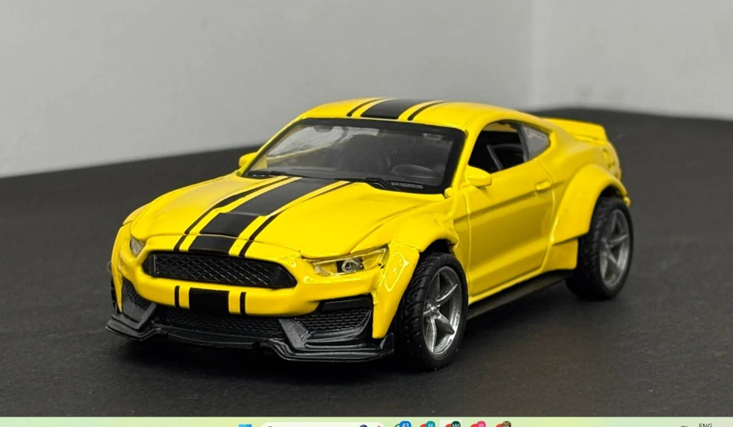 ACHINT Premium Mustang GT Metal Toy Car with Pull Back Function & Openable Doors