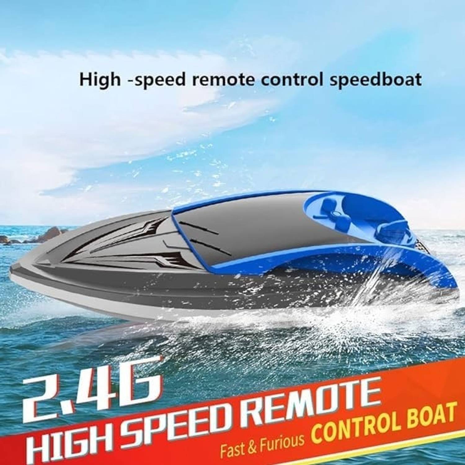 Arizuul RC Speed Boat Double Waterproof - Image 4