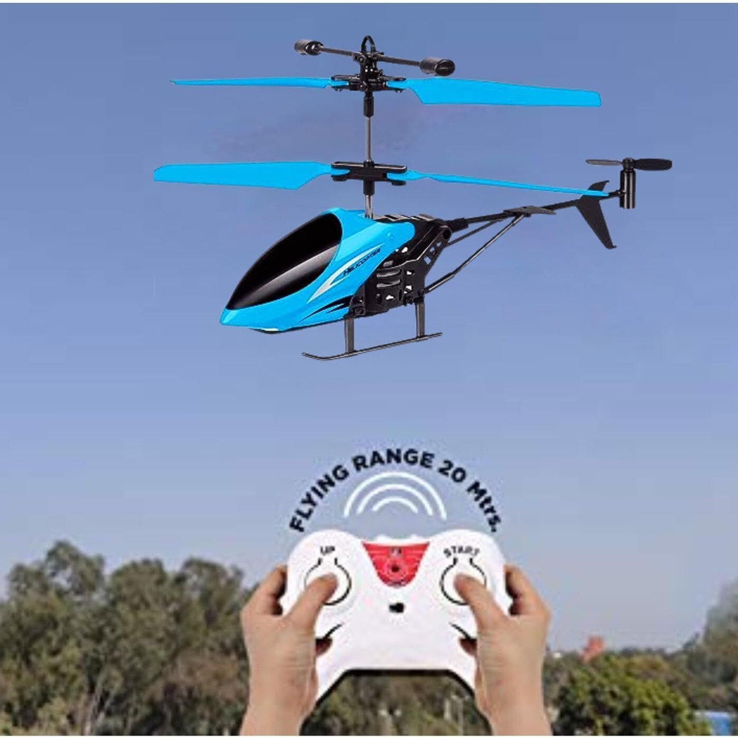 Image of Zenvy Hand Sensor Flying Helicopter Toy Rechargeable Drone for Kid Indoor Outdoor Play