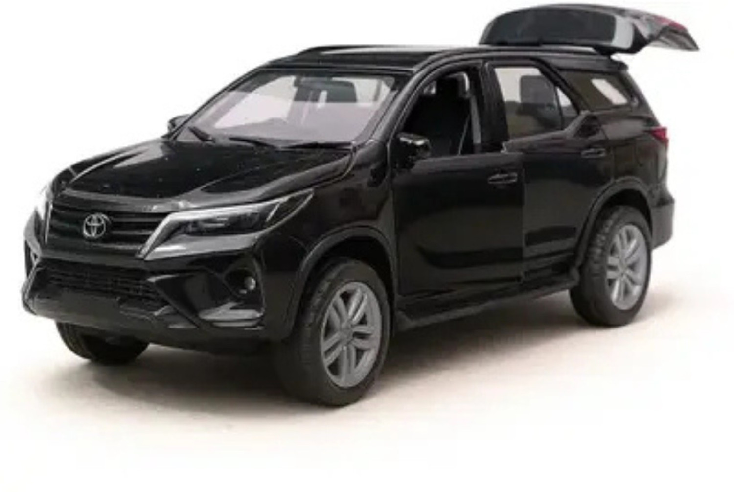 Image of Zenvy Fortuner Toy Car 1:36 Scale | Metal Die-Cast | Pull Back with Light & Music