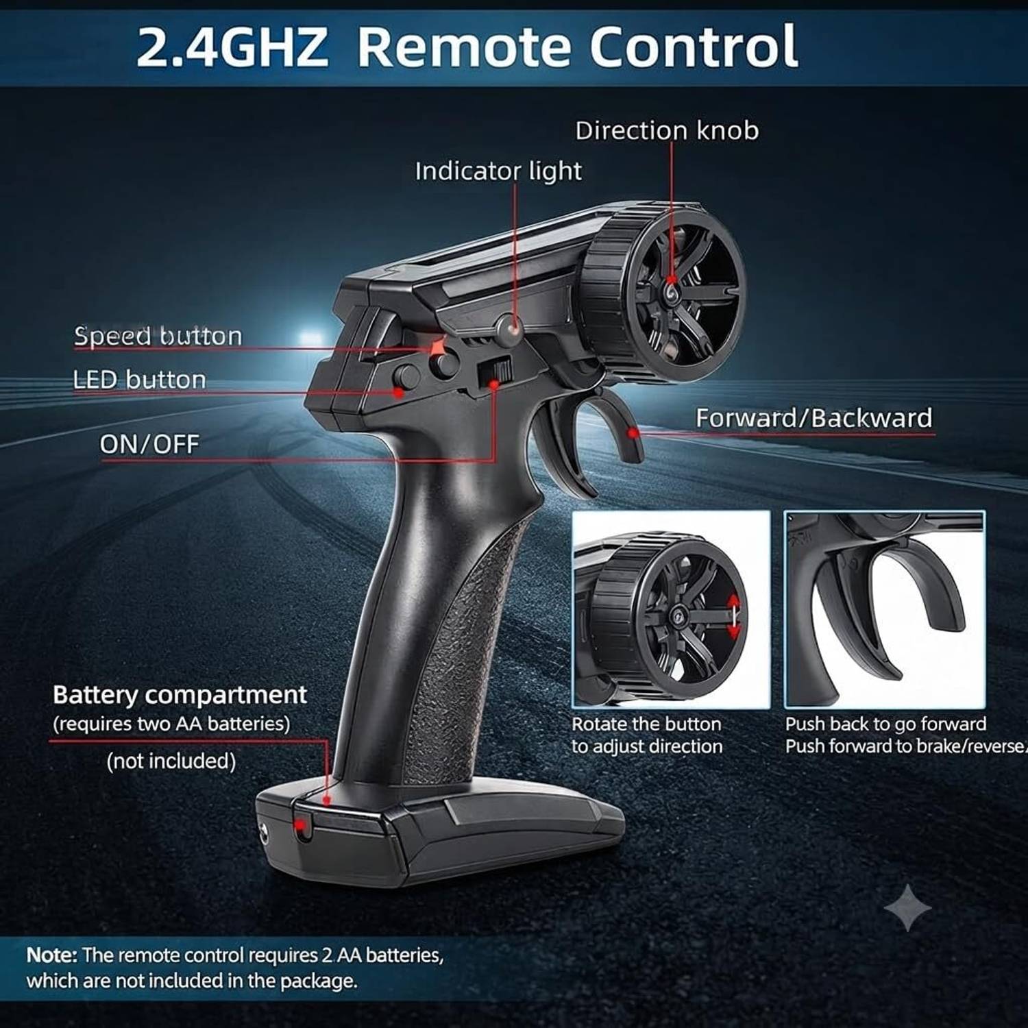 Flytek RC Drift Car 4X4 Rechargeable - Image 4