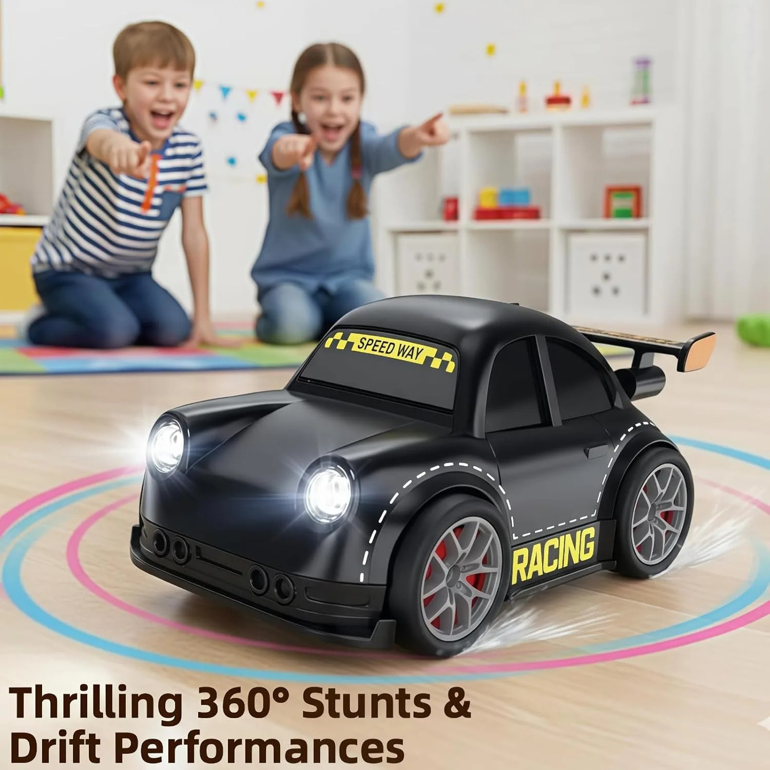 Image of ADKD Mini Multifunctional Drift Remote Control Racing Car Toy(Pack - 1,Random Color)