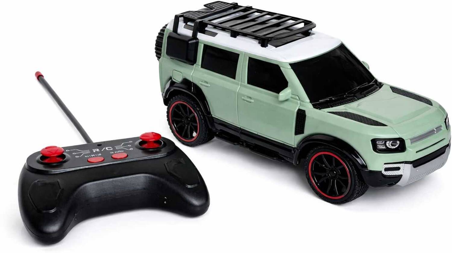 ASHOOJATEX Remote Car High-Speed Off-Road Rc Car Defender with Light Up RC Racing Toy