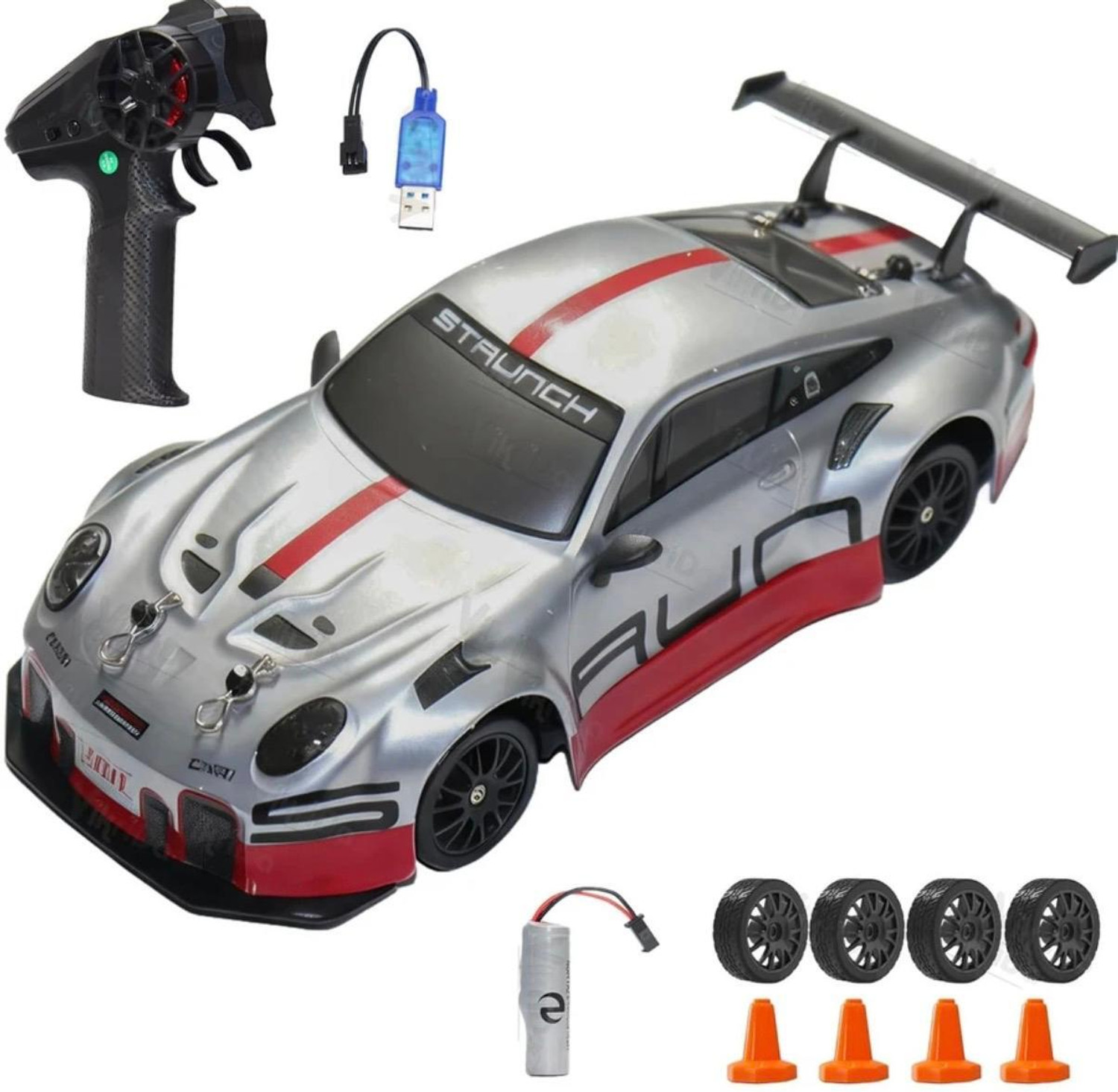 Image of J K INTERNATIONAL RC Drift 1:24 Scale 4WD 2.4GHz High Speed Remote Control Racing Car Rechargeable
