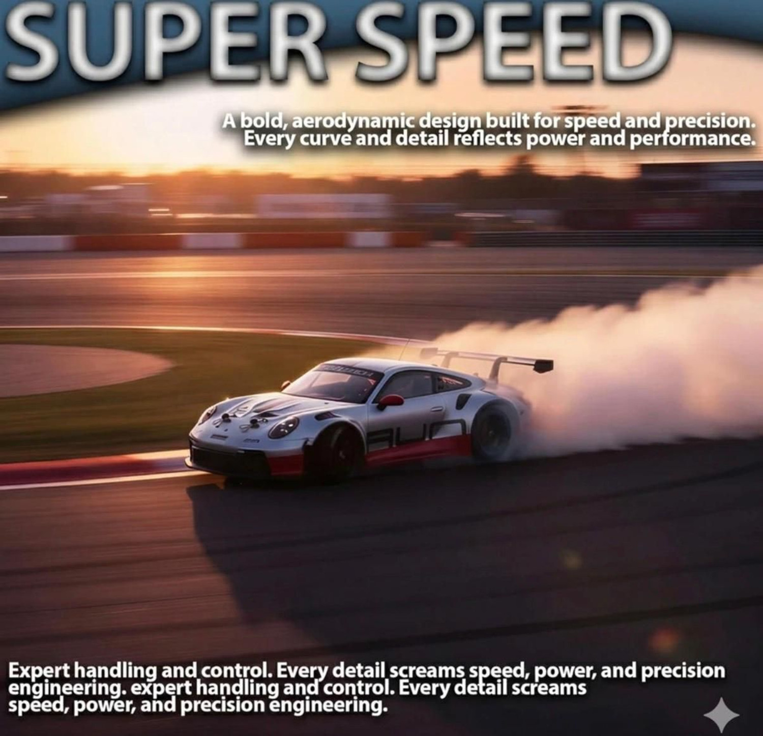 Image of ETYMOCA RC Drift 1:24 Scale 4WD 2.4GHz High Speed Remote Control Racing Car Rechargeable