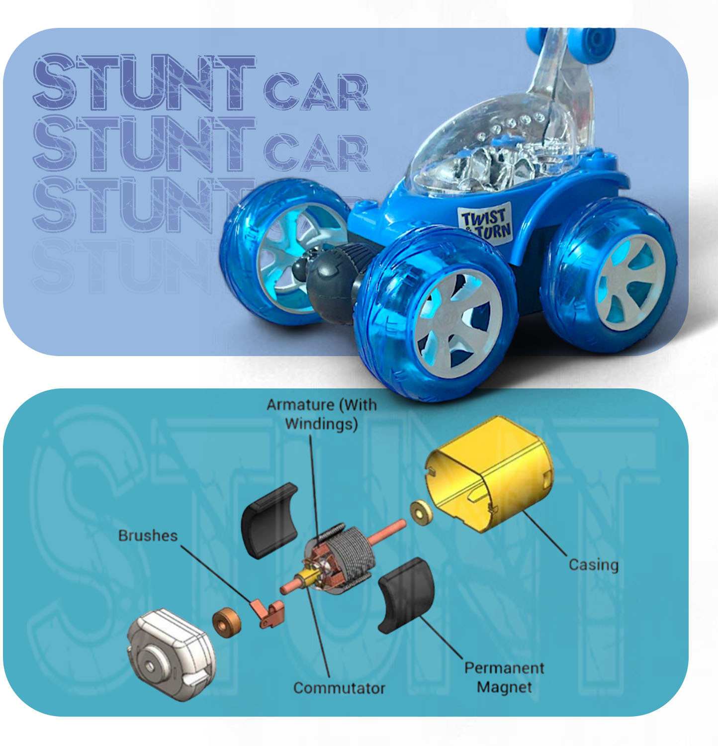 Image of TOYS-TALK Extreme Action Stunt Car - 4WD Off-Road Remote Control Toy with Flipping Tricks