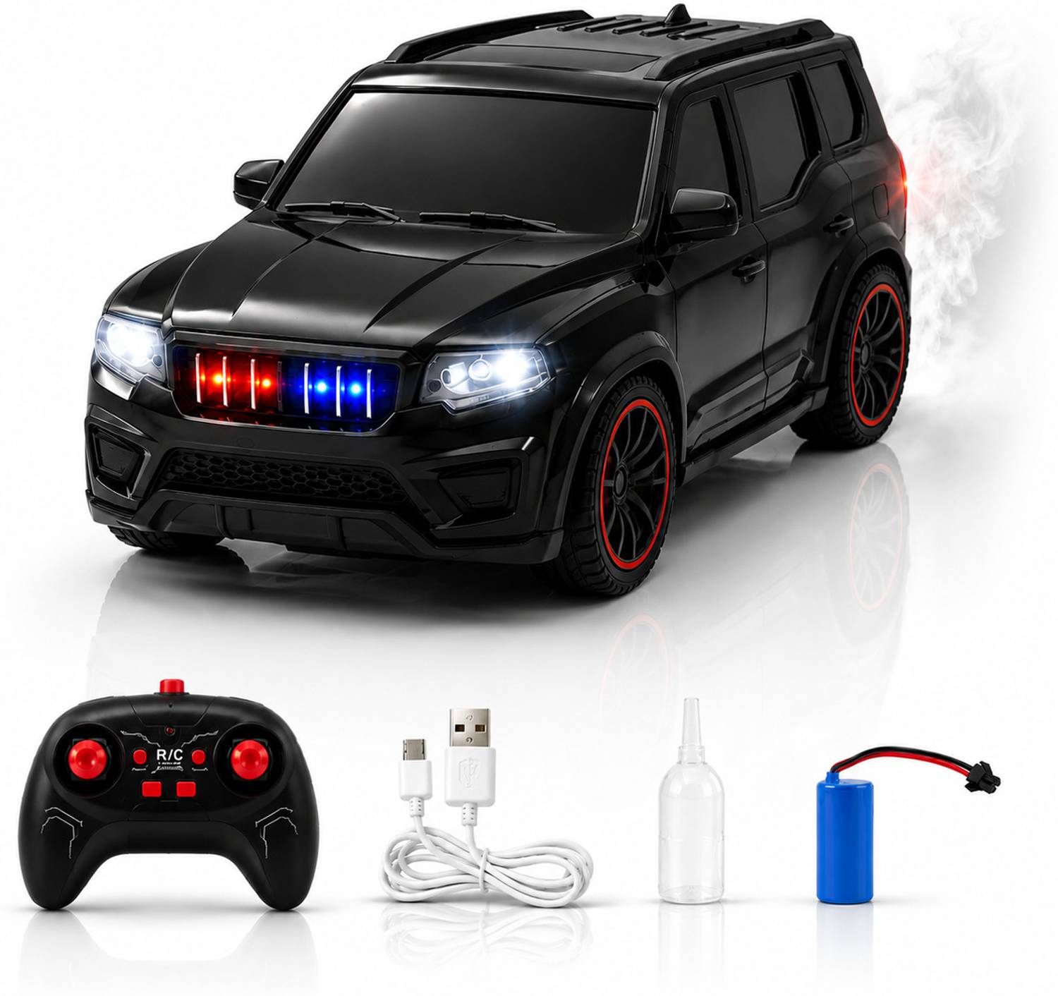 The Flyer's Bay Rechargeable RC SUV Car for Kids, 1:18 - Image 1