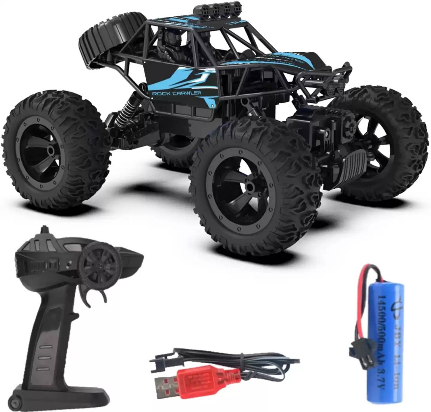 LittleTrove Rock Climbing Car, Spring wheels Remote Control Monster Car