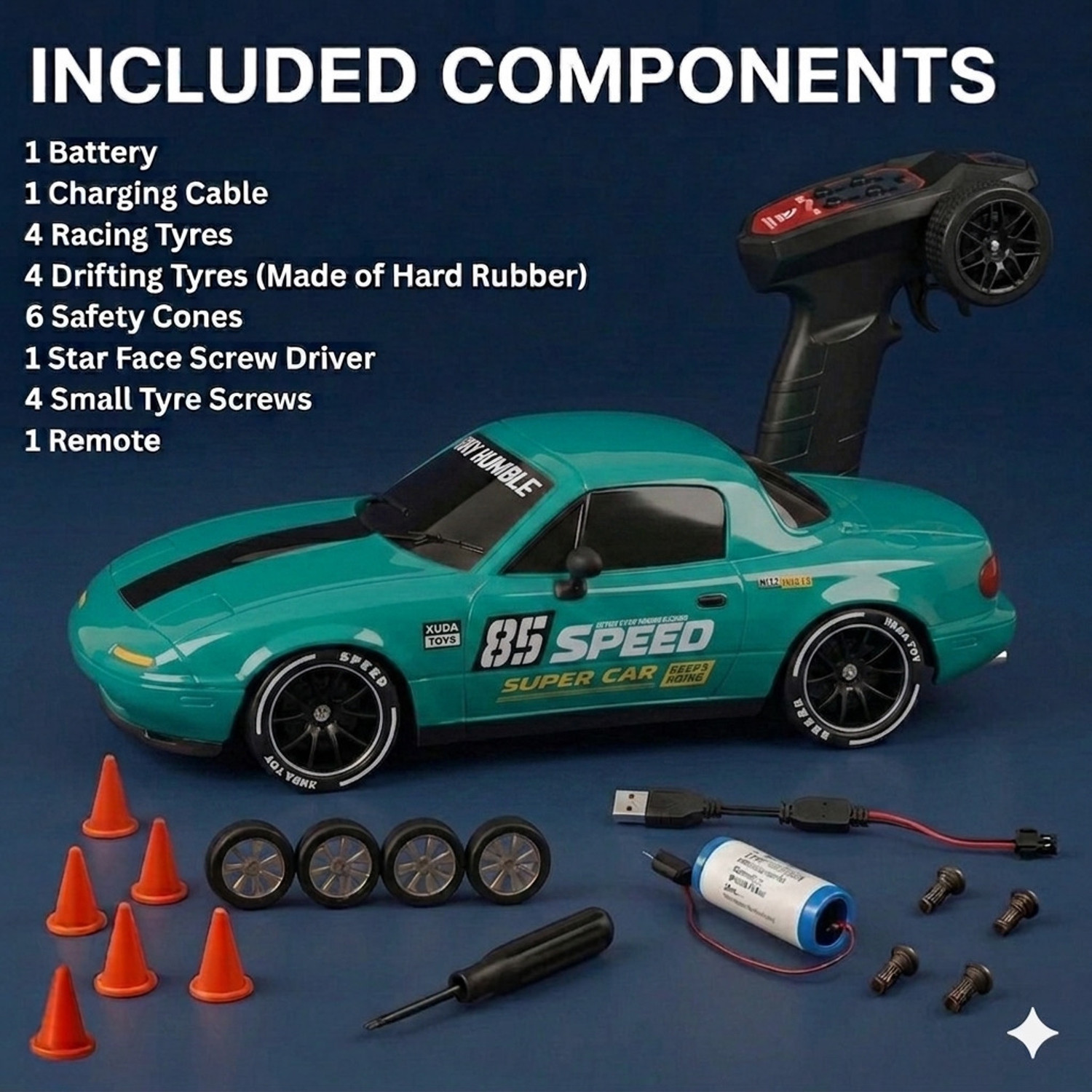 Image of Flytek Remote control car 4x4 drift rc car 4x4 rc drift car toys for adults