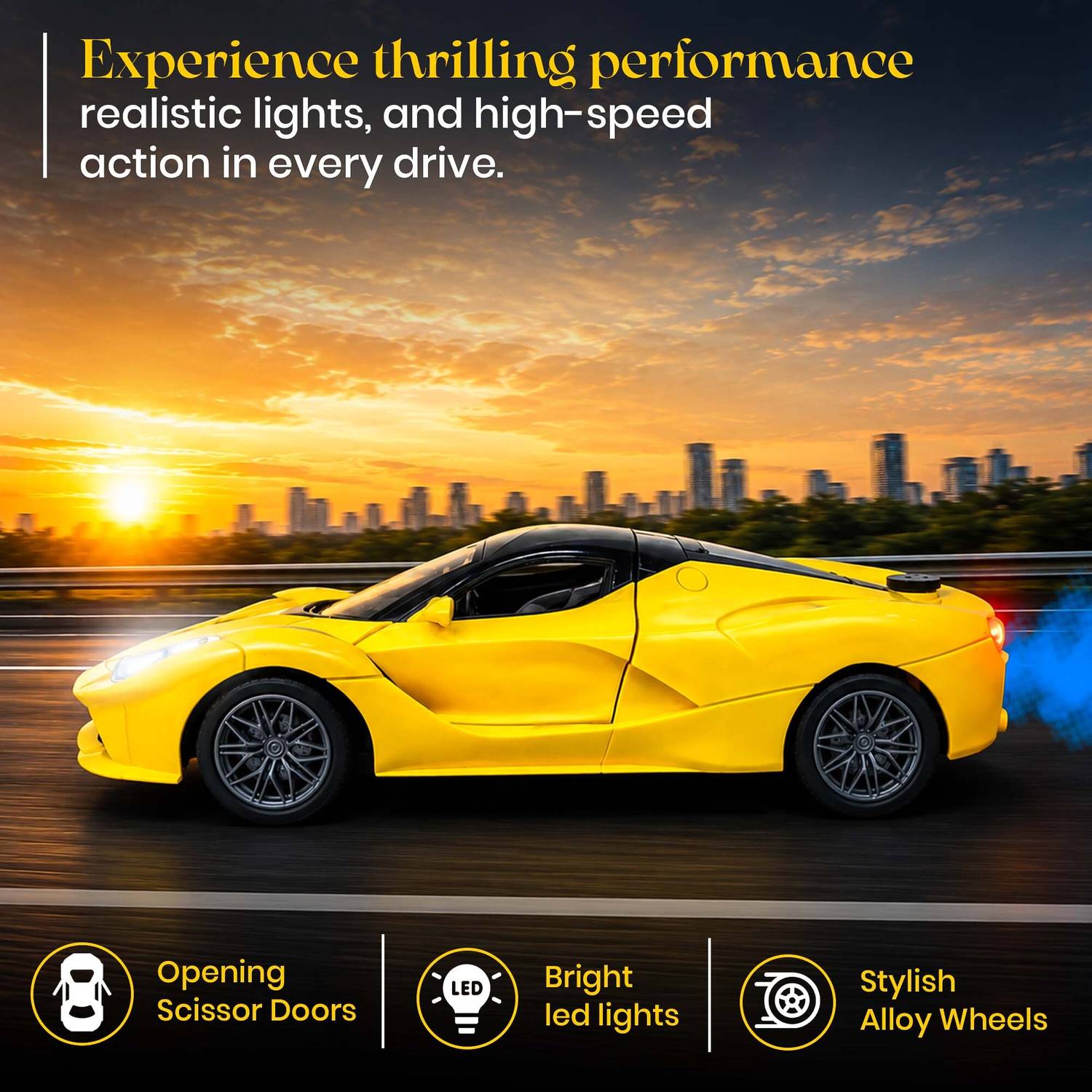 Buddynjoy High Speed Remote Control Racing Car for Kids - Image 5