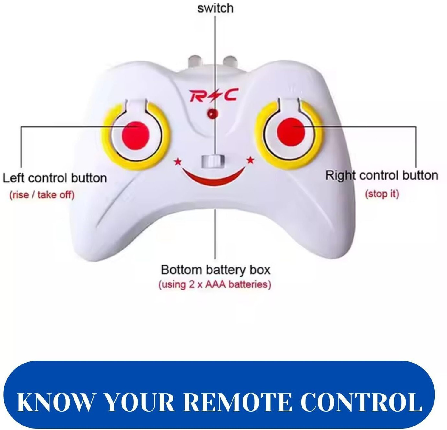 Image of Zenvy Hand Sensor Flying Helicopter Toy Rechargeable Drone for Kid Indoor Outdoor Play