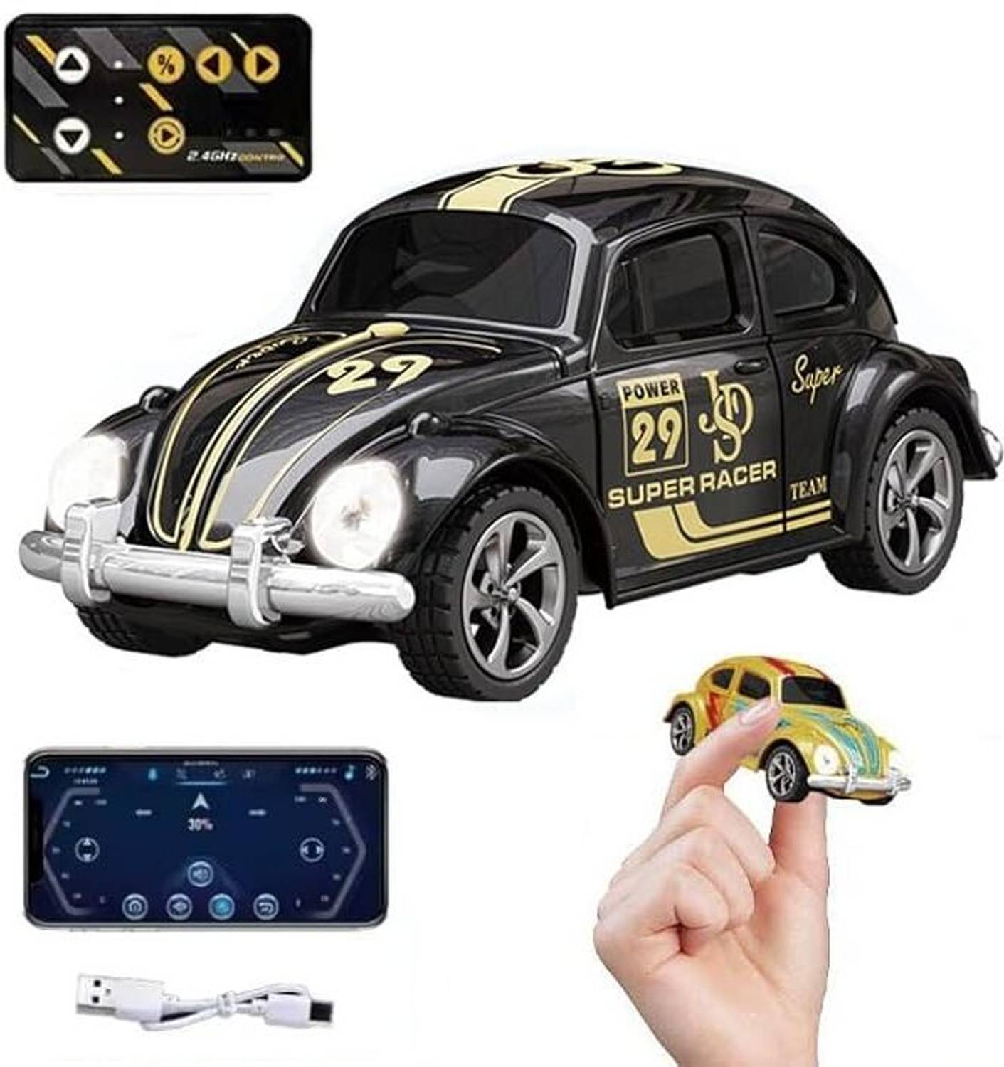 Volkswagen The Beetle ラジコン 1/14スケール イエロー