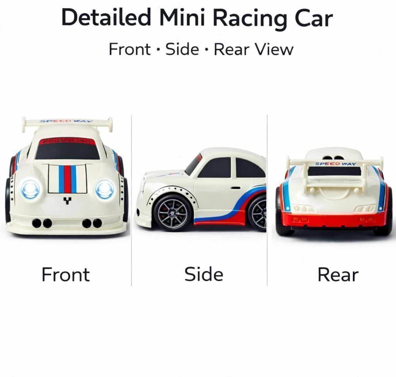 Image of KesariNandan RC Drift Racing Car, Motion Sensor, LED Lights, Follow Me & Escape Mode