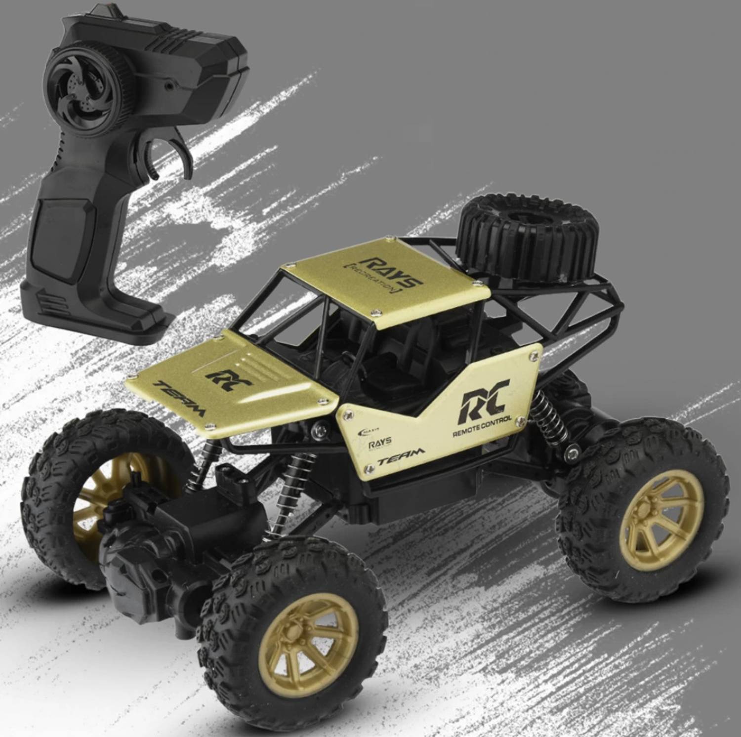 AVENTIS REMOTE CONTROL ROCK CRAWLER 2 WHEEL DRIVE RC MONSTER TRUCK