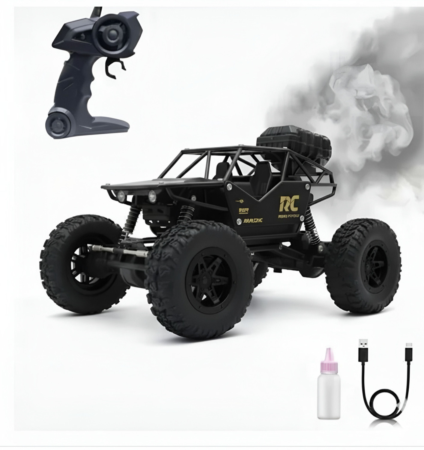 Image of joymax RC Rock Crawler Car for Kids - 4WD Remote Control Off-Road Rock Car (Big Wheels)