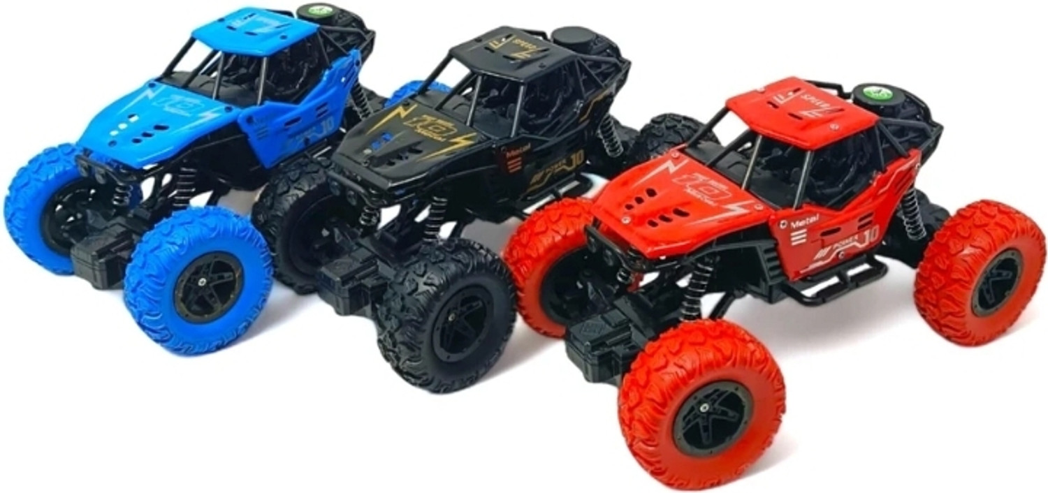 Image of APJ enterprise Remote Control Car - RC Monster Truck with Durable Tires, Shock Absorbing Toy