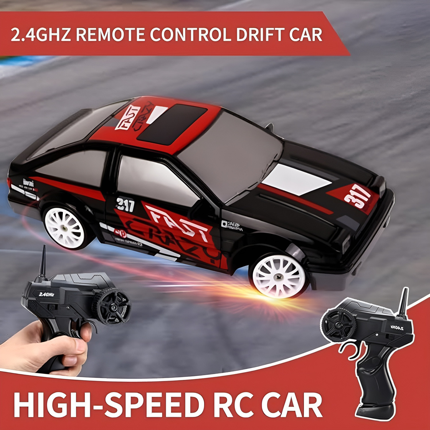 Image of Flytek Rechargeable drift rc car 4x4 rc drift car for kids toys rc cars for adults