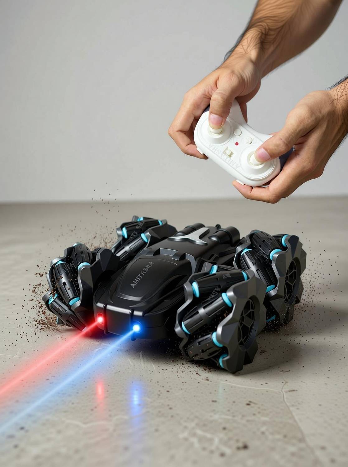 PAPASpace 4x4 Double-Sided RC Car with LED Lights - Image 2