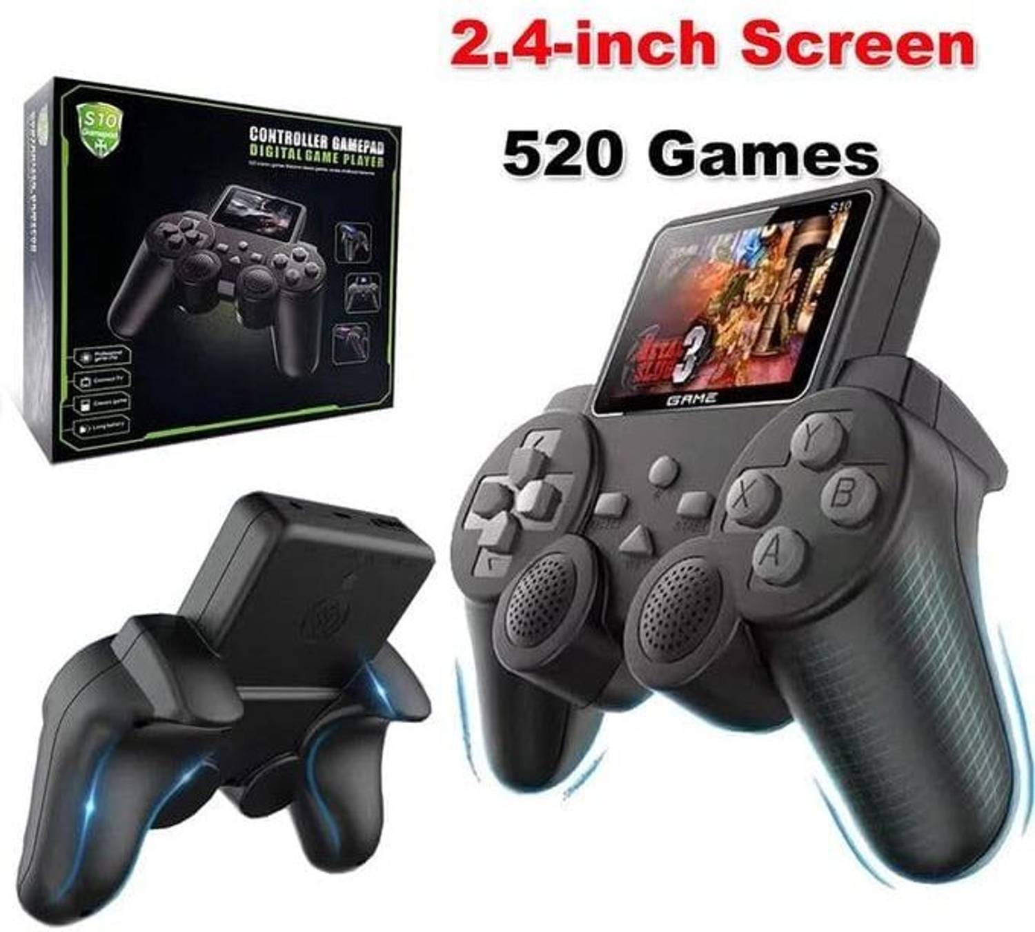 youth gallery S10 Controller Digital Game Player Classic Video Console with 520 Games A33 Handheld Gaming Console