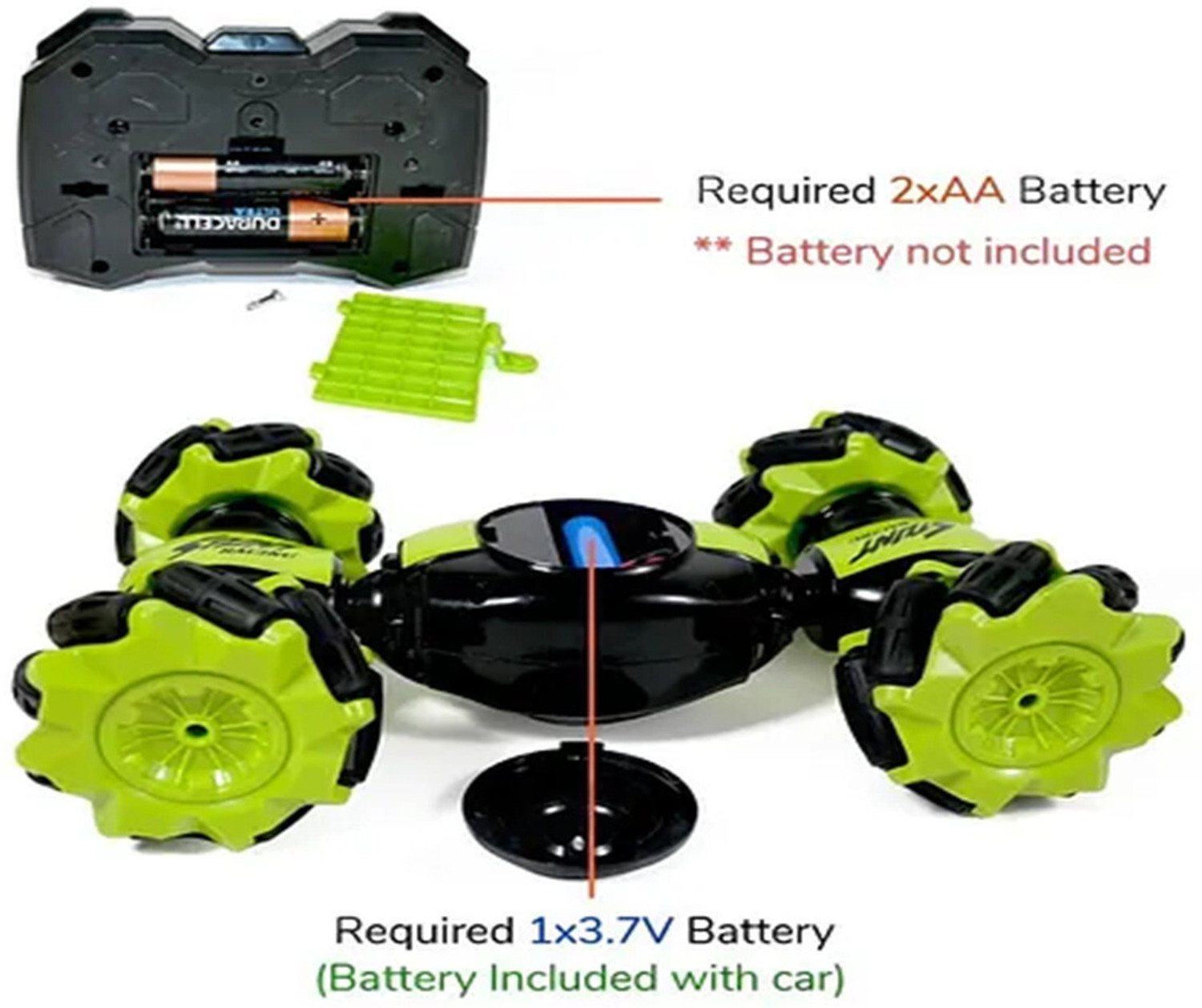Image of JOYWHIZ Smoke Twist Car With Double Remote Control | Gesture Twist Stunt Car | Dance Car