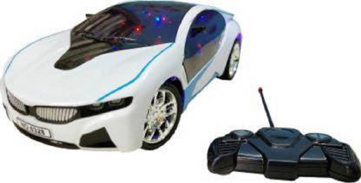 Augustcollection 3 D Super Car for Kids with 360 Degree Rotation, Sound & Light Car