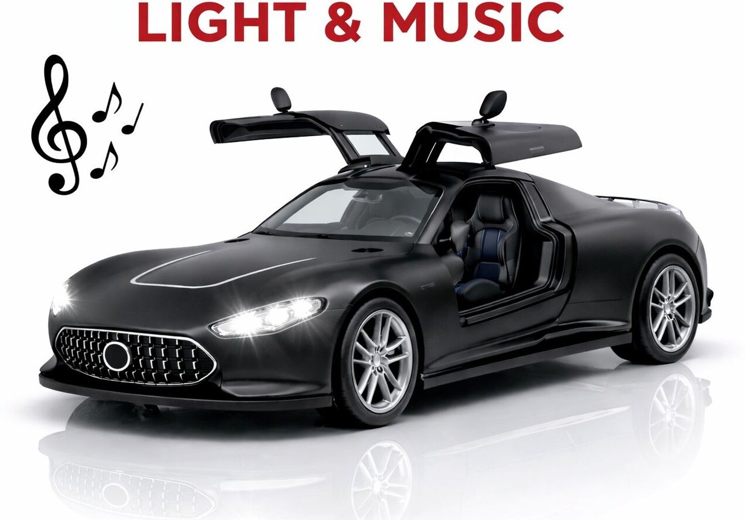 Image of ssb toys Mercedes AMG Vision GT Collectible Diecast Metal Toy Car 1:36 Scale