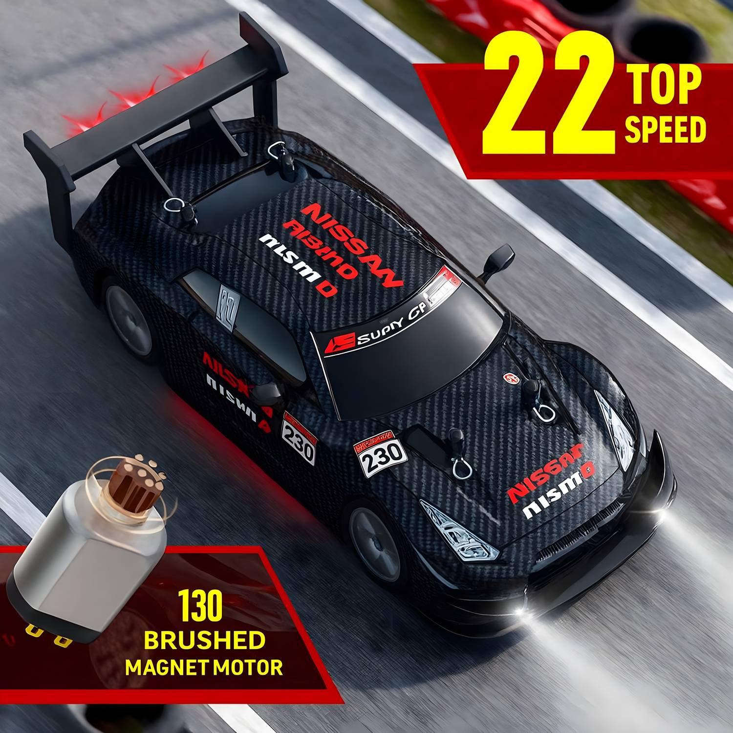 Flytek 4x4 Rechargeable RC Drift Car - Image 5