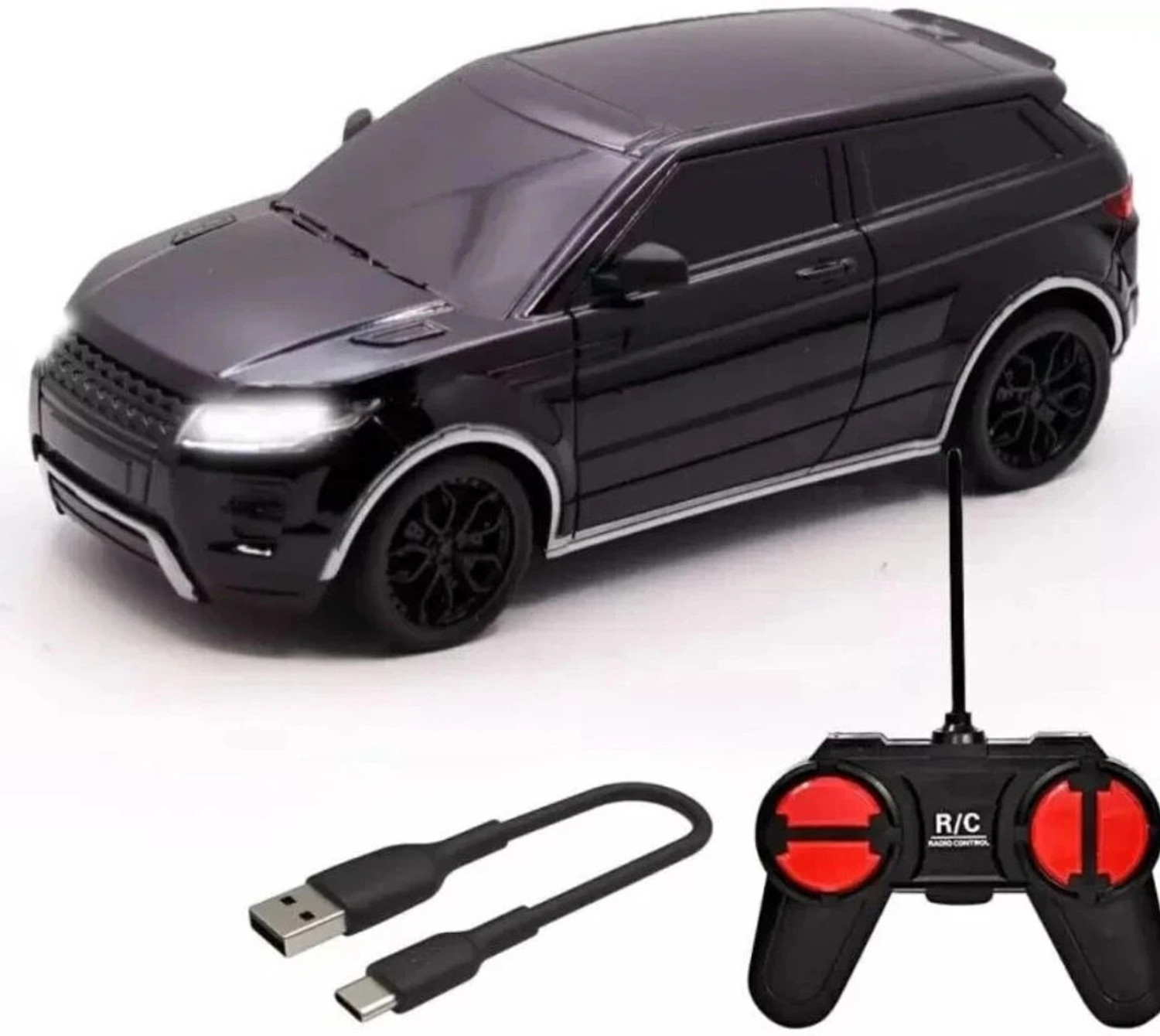 Image of Xcillince Toys 4 Channel Remote control RC sports SUV Famous Car (Multicolour)