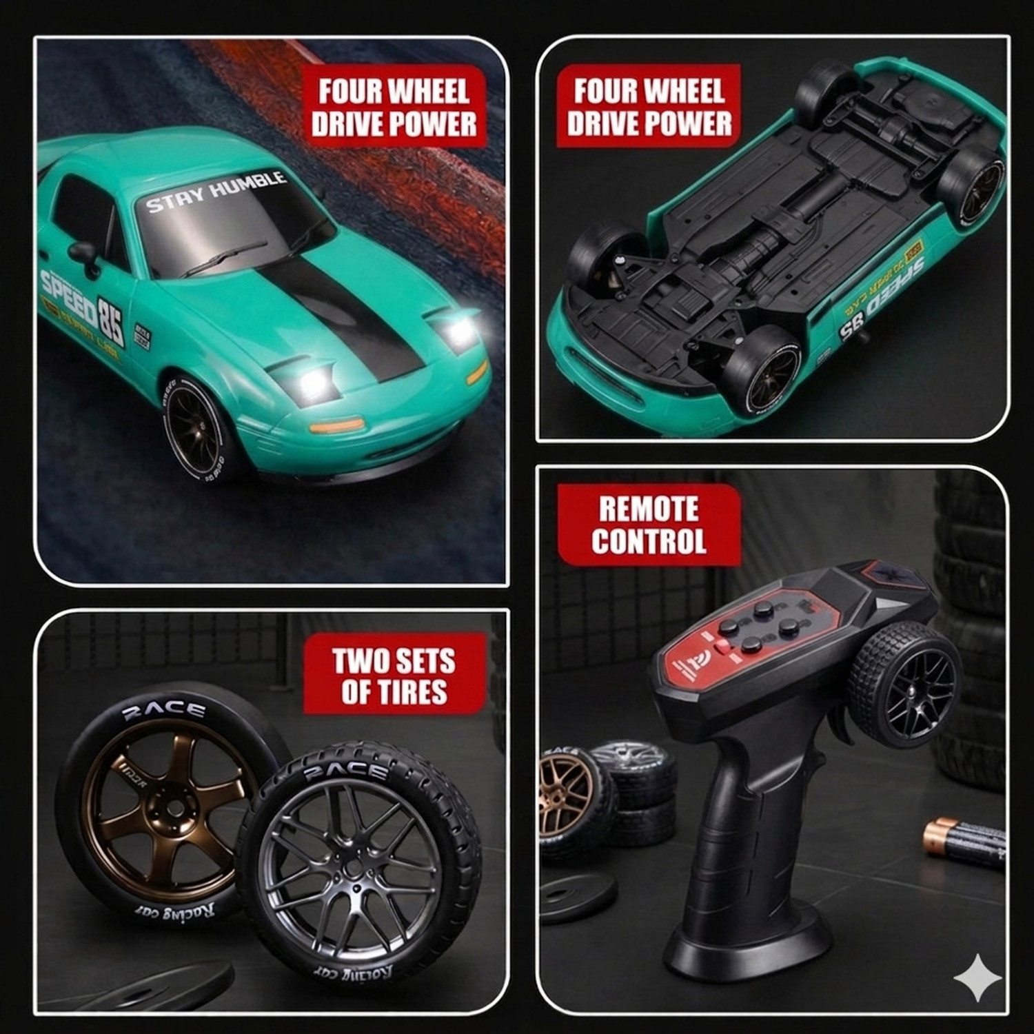 Image of Flytek Remote control car 4x4 drift rc car 4x4 rc drift car toys for adults