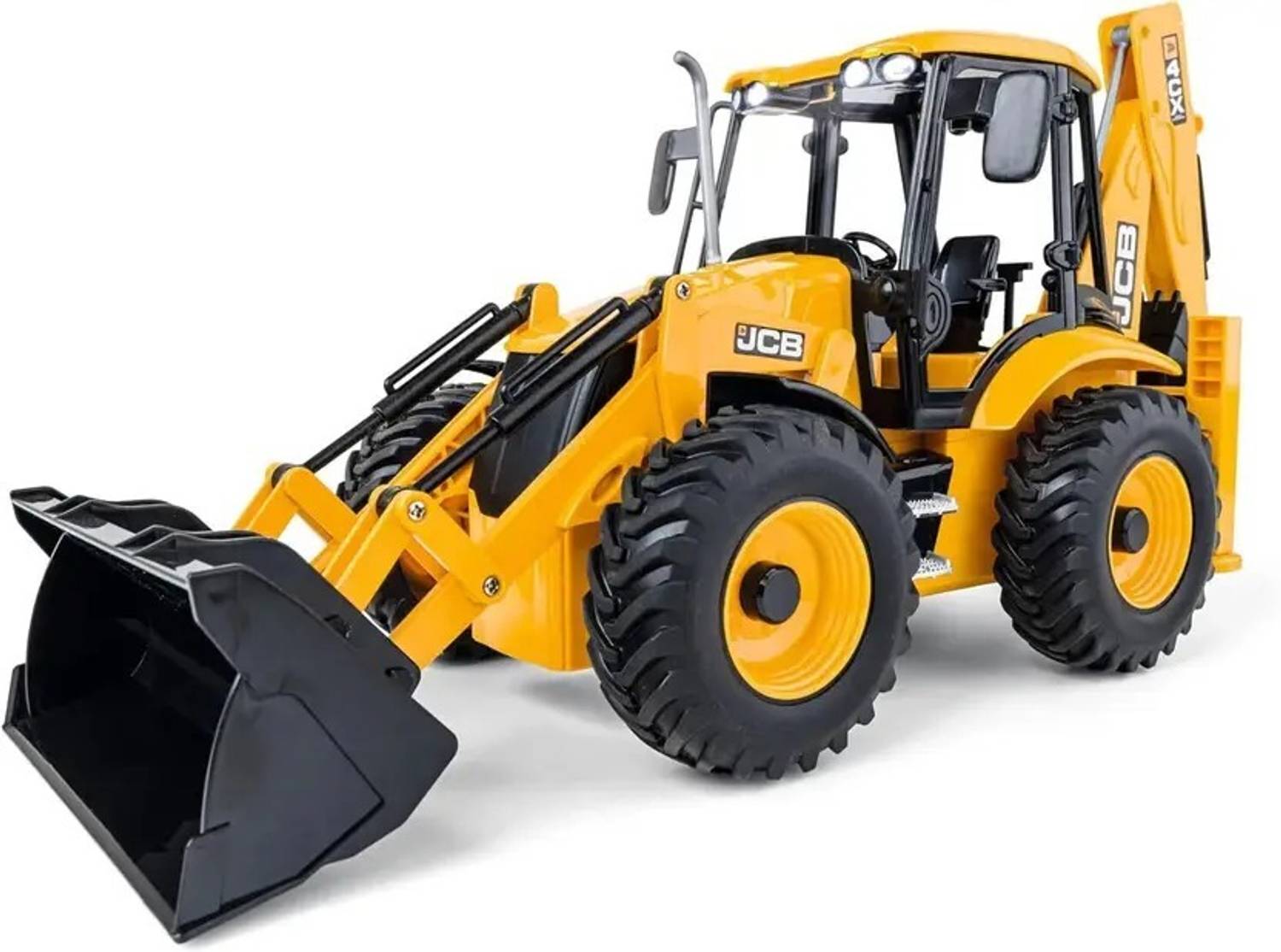 ZUNBELLA 2in1 Unbreakable Pull Back JCB Construction Truck Vehicle